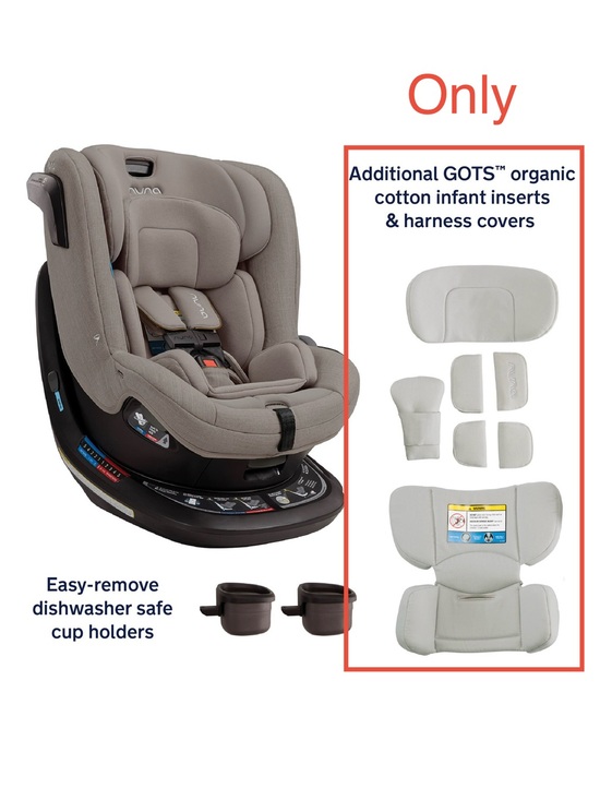 Nuna Other - NEW NUNA REVV Rotating Car Seat GOTS Organic Cotton Inserts & Harness Only